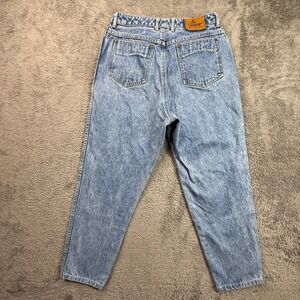 Liz Wear Petites Womens 12P Blue Cropped Denim Jeans 100% Cotton 90s Vintage